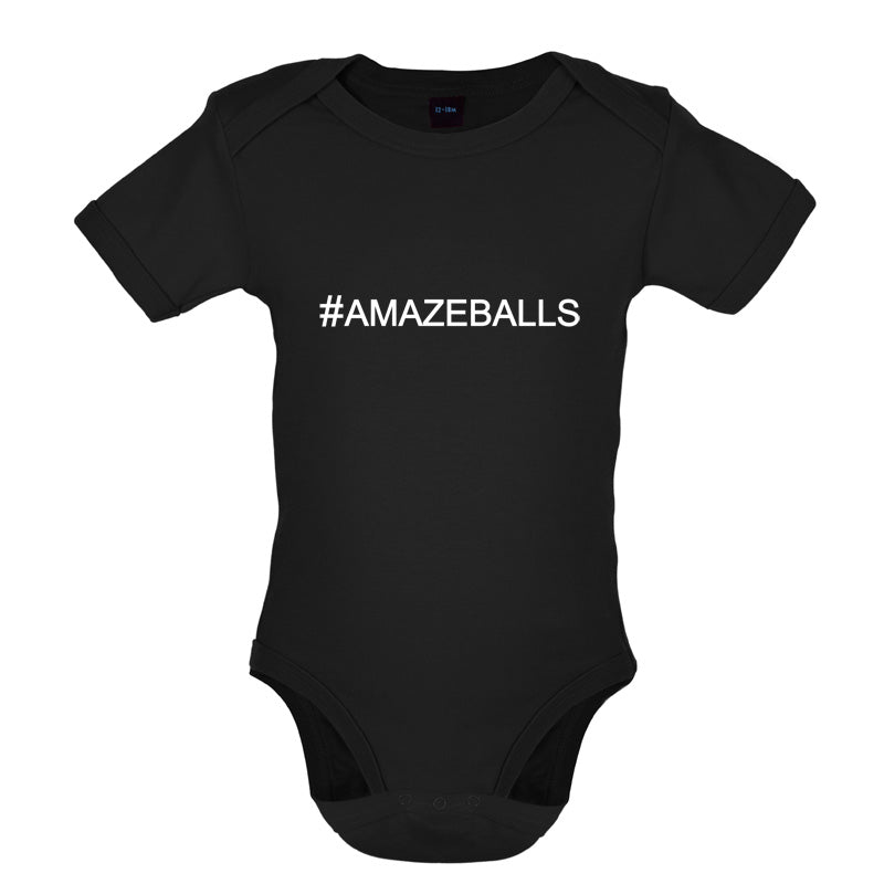 #Amazeballs (Hashtag) Baby T Shirt