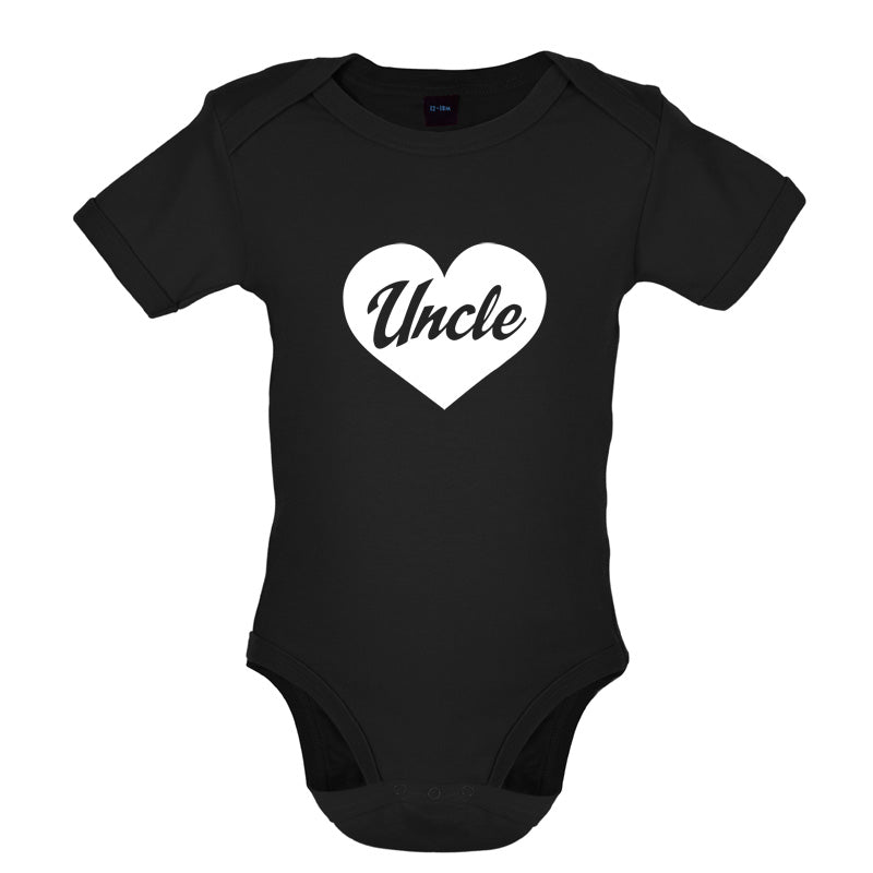 Uncle Love Heart Baby T Shirt