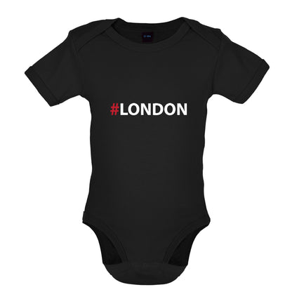 Hashtag London Baby T Shirt