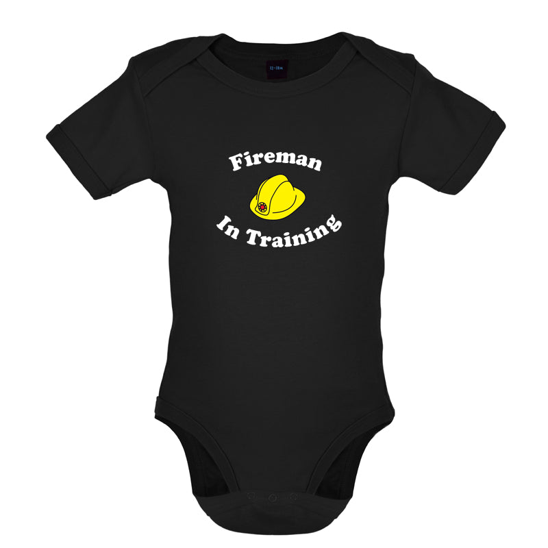 Fireman In Training Baby T Shirt