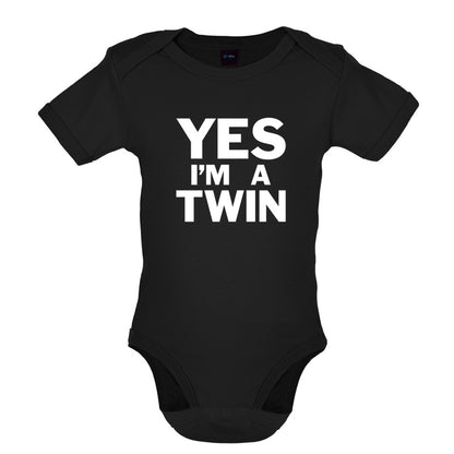 Yes I'm A Twin Baby T Shirt