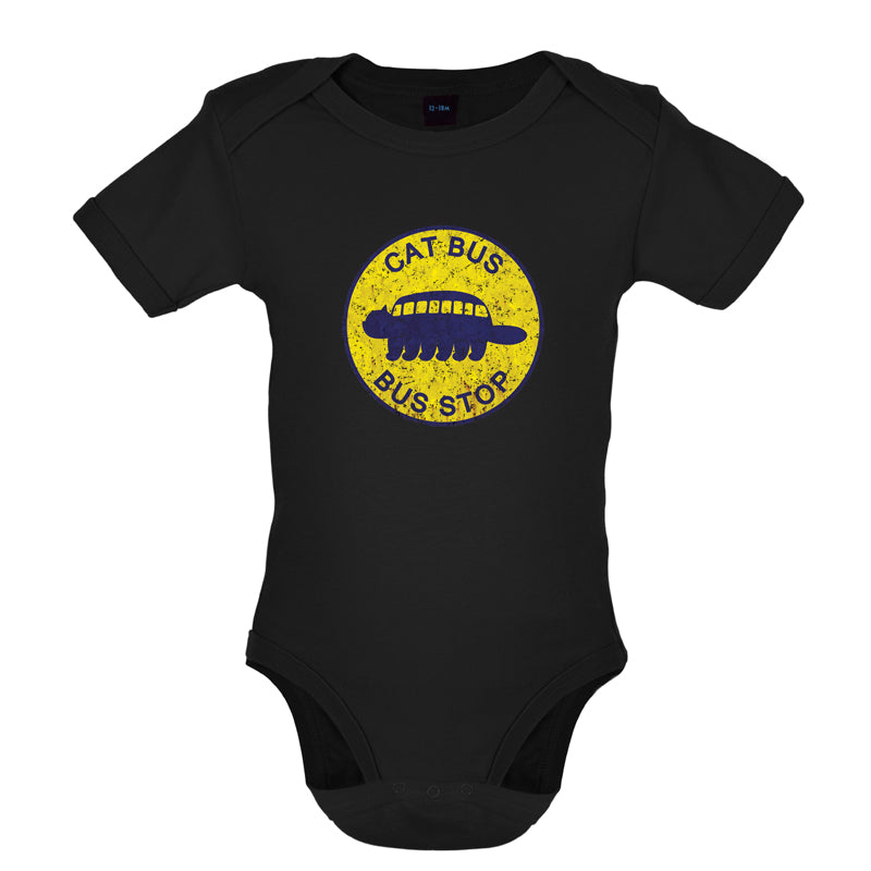 Cat Bus Stop Baby T Shirt