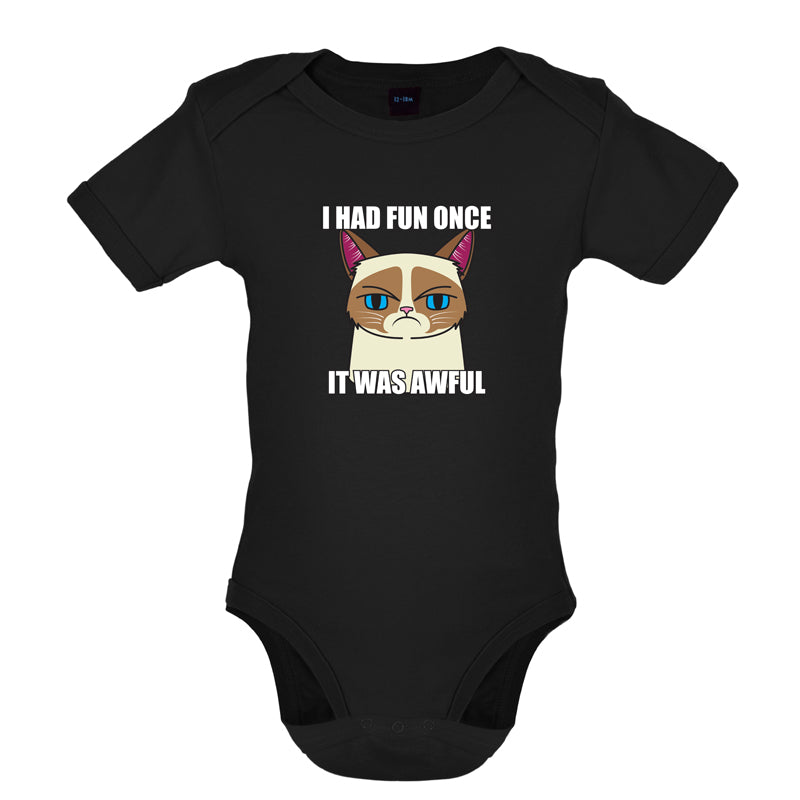 I had fun once - It was awful Baby T Shirt