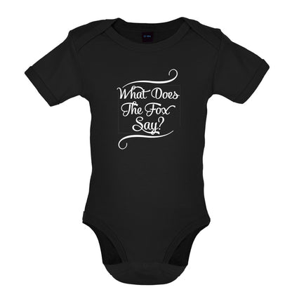 What Does The Fox Say Baby T Shirt