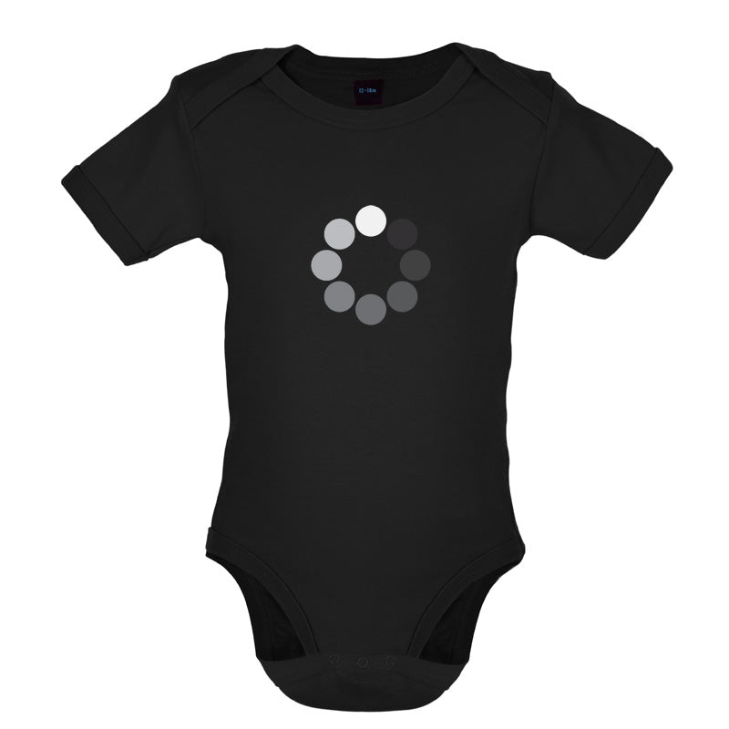 Loading Screen Buffering Circles Baby T Shirt
