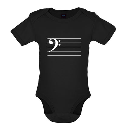 Bass Cleff Baby T Shirt