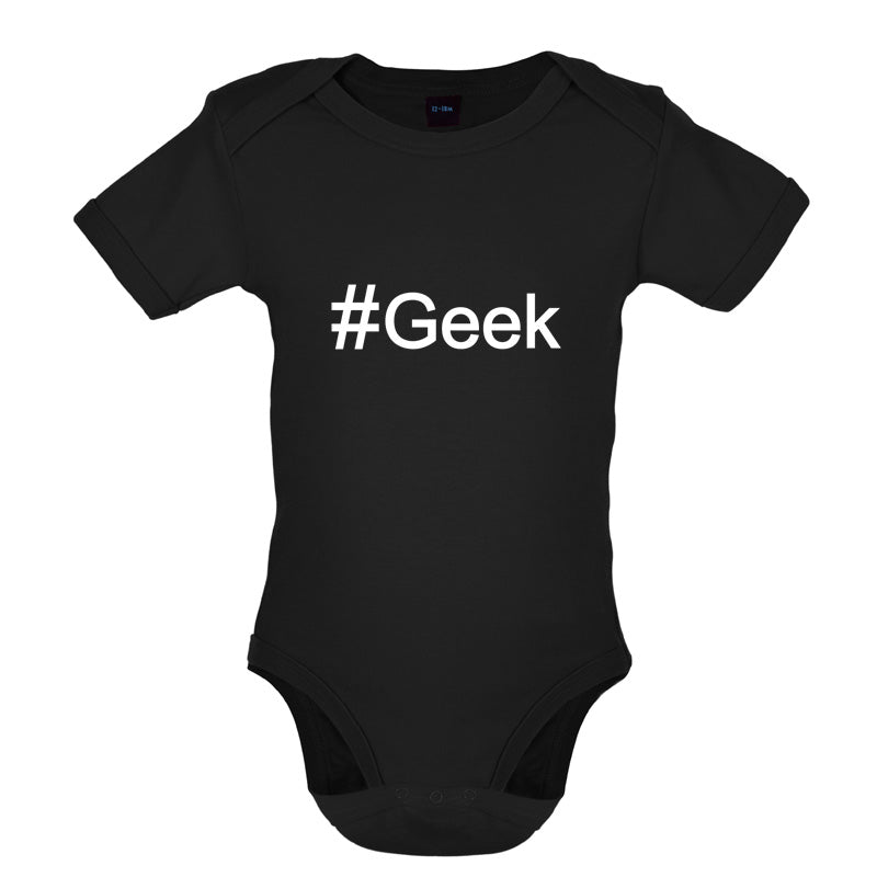 #Geek (Hashtag) Baby T Shirt
