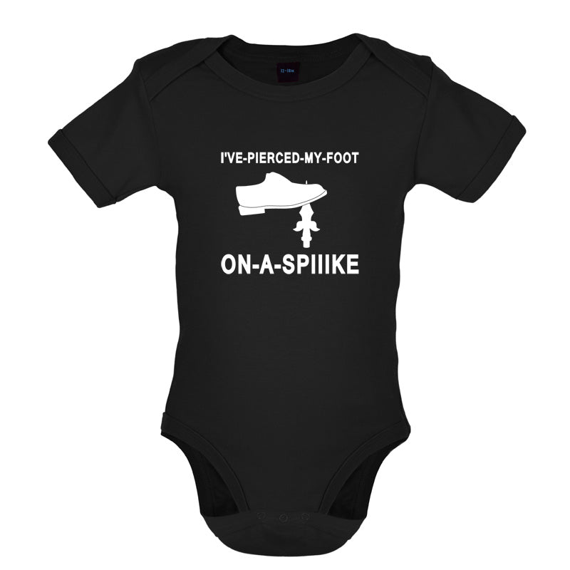 I've Pierced My Foot On A Spike! Baby T Shirt