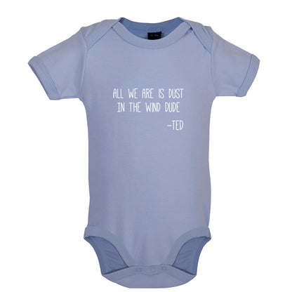 All We Are Is Dust In The Wind Dude Baby T Shirt