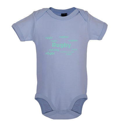 Rugby Languages Baby T Shirt