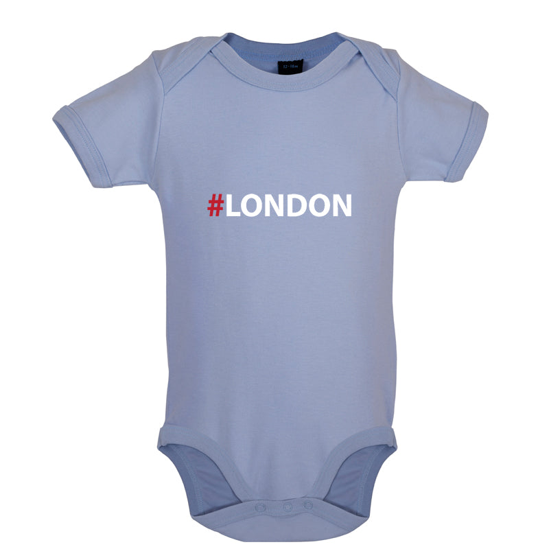 Hashtag London Baby T Shirt