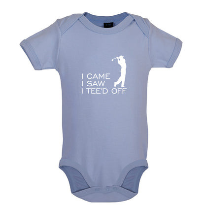 I Came I Saw I Tee'd Off Baby T Shirt