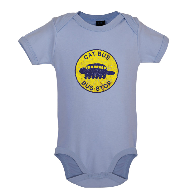 Cat Bus Stop Baby T Shirt