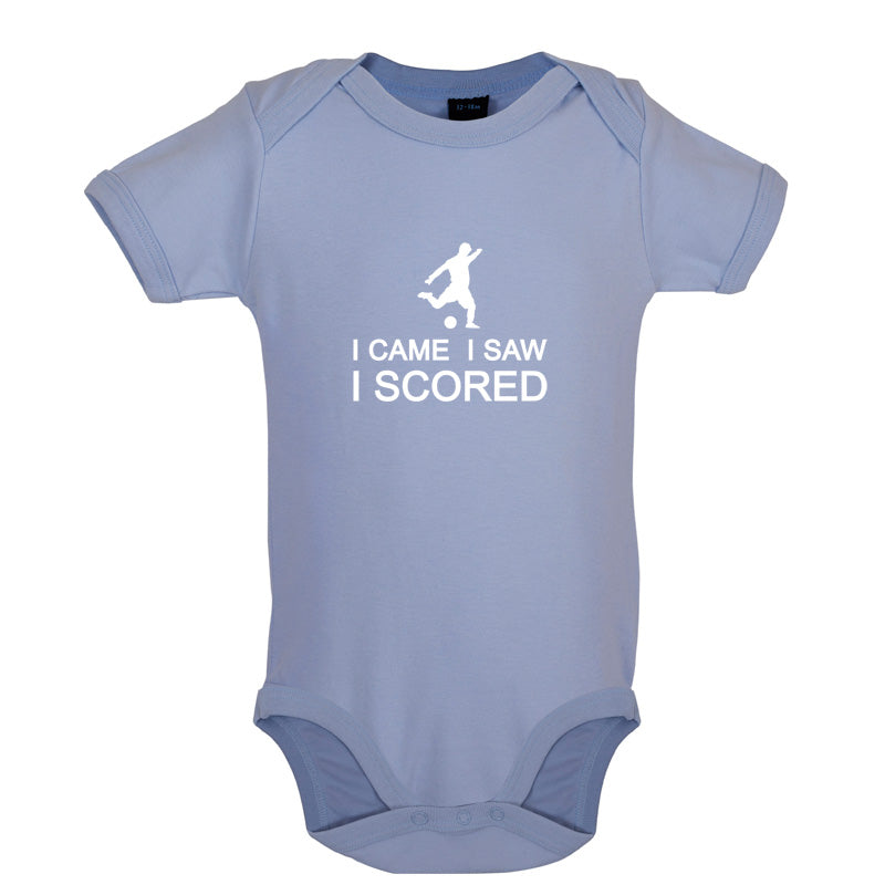 I Came I Saw I Scored Baby T Shirt