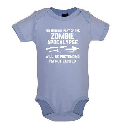 The Hardest Part Of The Zombie Apocalypse Baby T Shirt