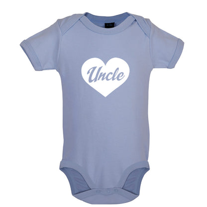 Uncle Love Heart Baby T Shirt