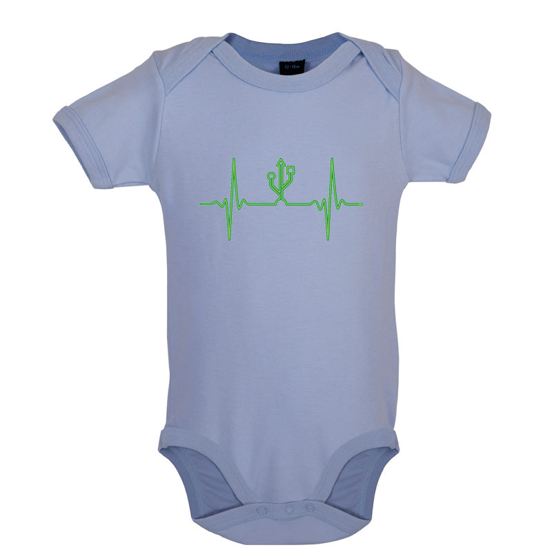 Heartbeat USB Baby T Shirt