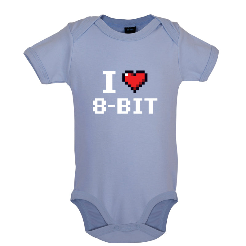 I Love 8-Bit Baby T Shirt