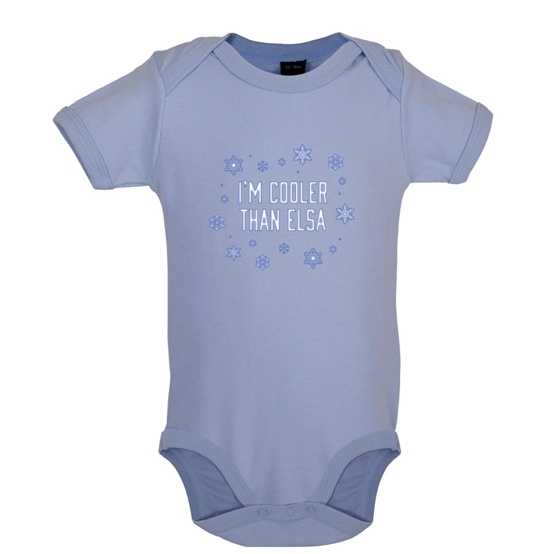 I'm Cooler Than Elsa Baby T Shirt