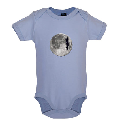 Rock Climbing Moon Baby T Shirt