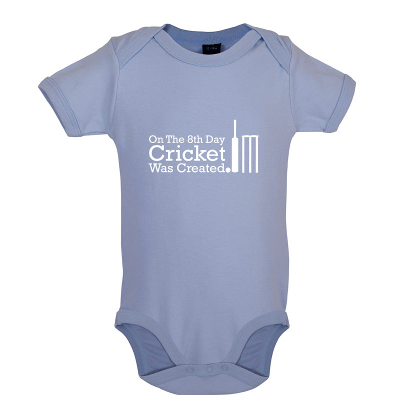 On The 8th Day Cricket Was Created Baby T Shirt