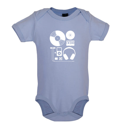 Evolution of Music Hardware Baby T Shirt