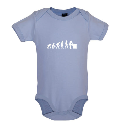 Evolution Of Man Beekeeper Baby T Shirt