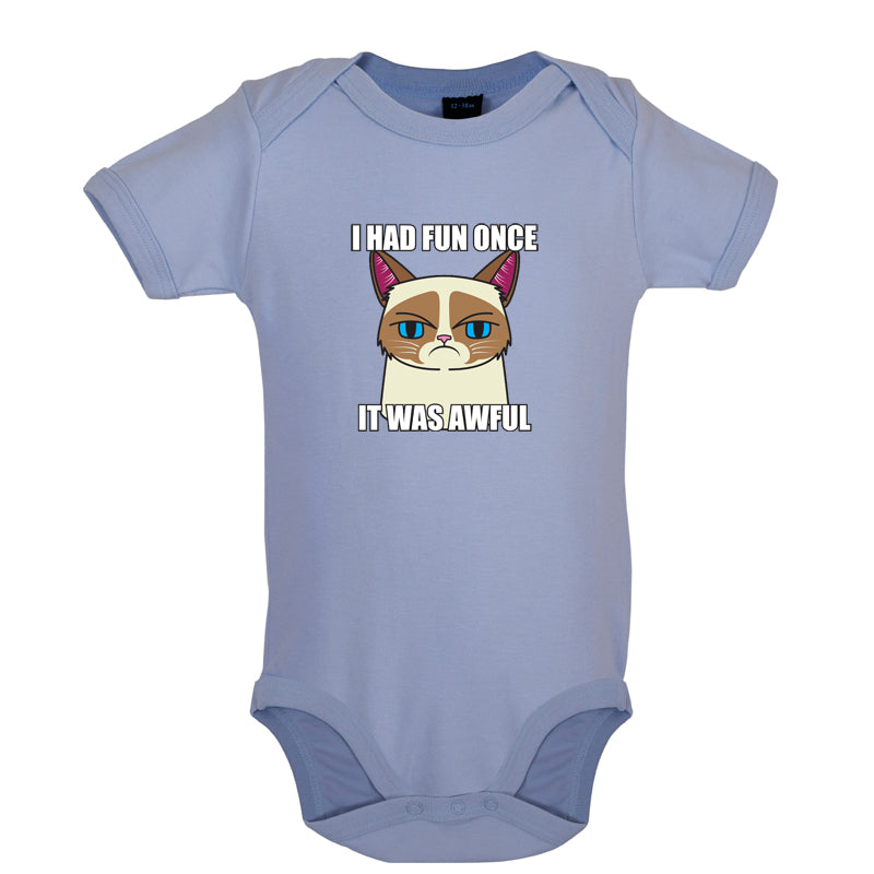 I had fun once - It was awful Baby T Shirt