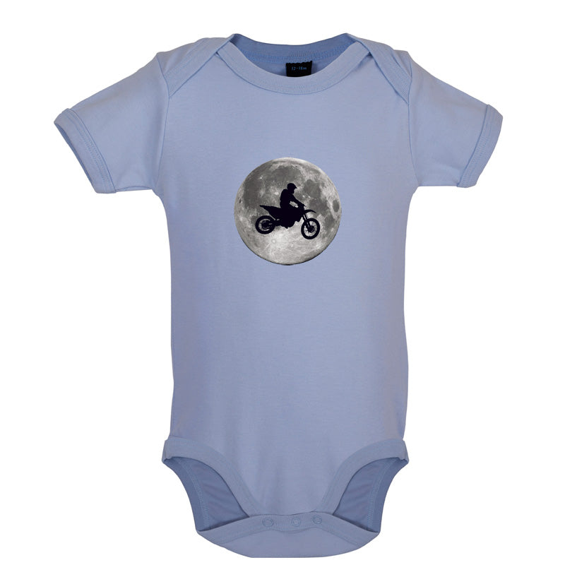 Motorcross Moon Baby T Shirt