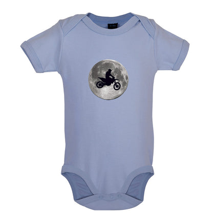 Motorcross Moon Baby T Shirt