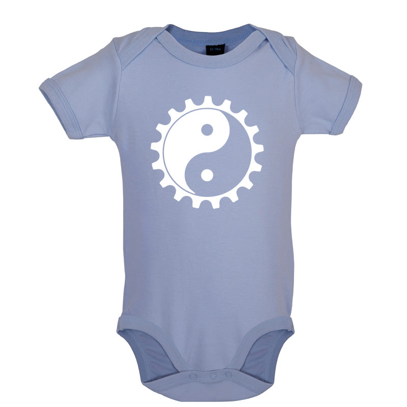 Yin Yang Bike Cog Baby T Shirt