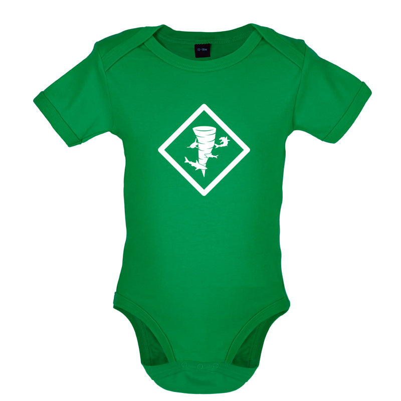 Shark Tornado Baby T Shirt