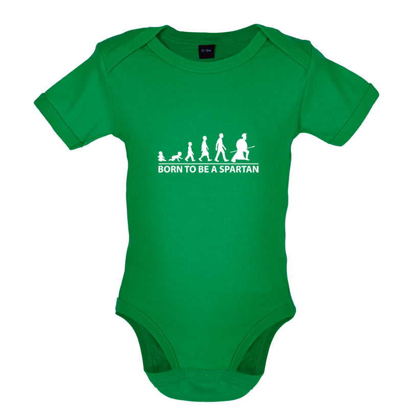 Born To Be A Spartan Baby T Shirt