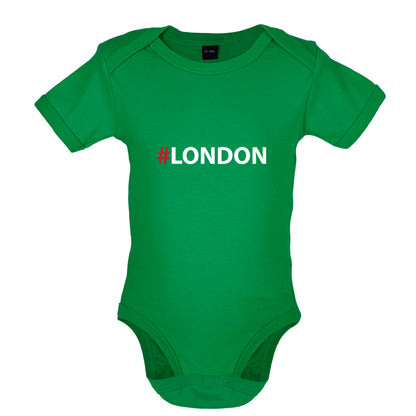 Hashtag London Baby T Shirt