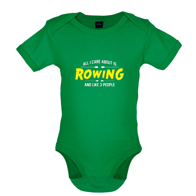 All I Care About Is Rowing Baby T Shirt