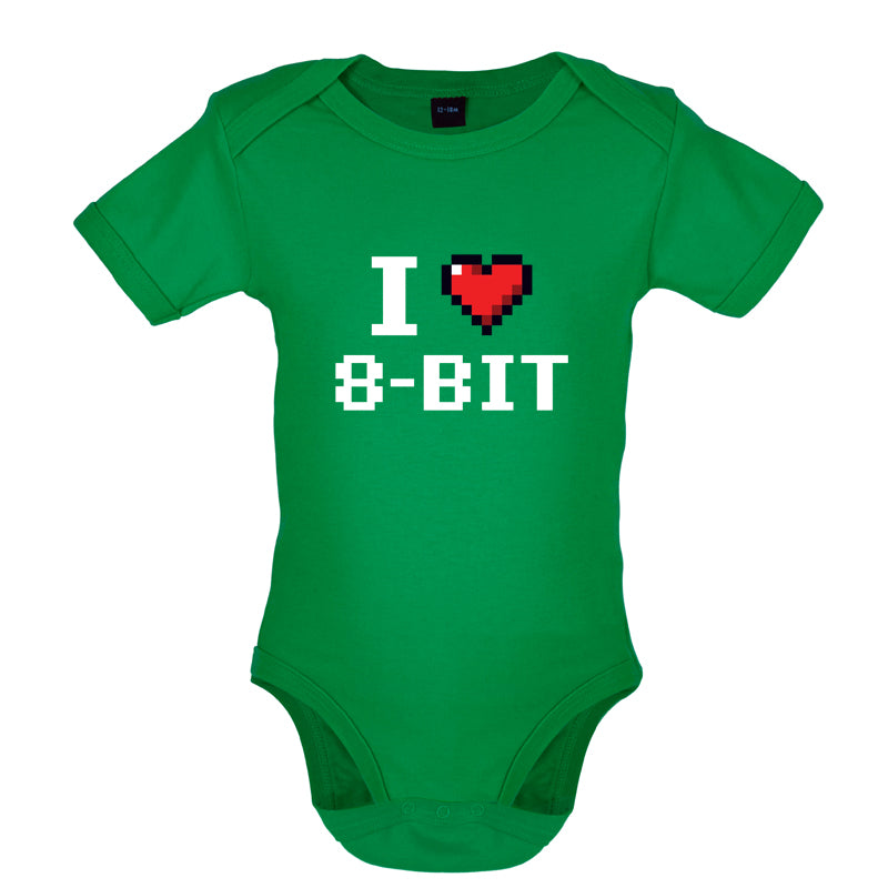 I Love 8-Bit Baby T Shirt