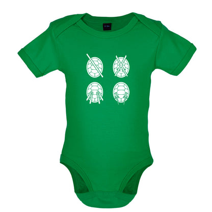 Turtles Weapons Baby T Shirt