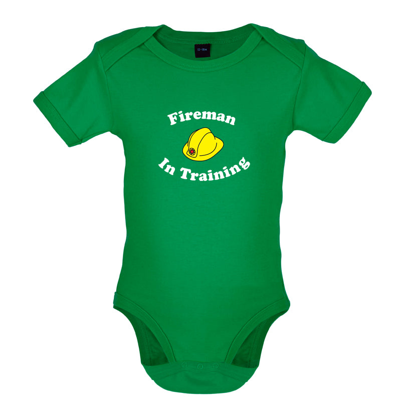 Fireman In Training Baby T Shirt