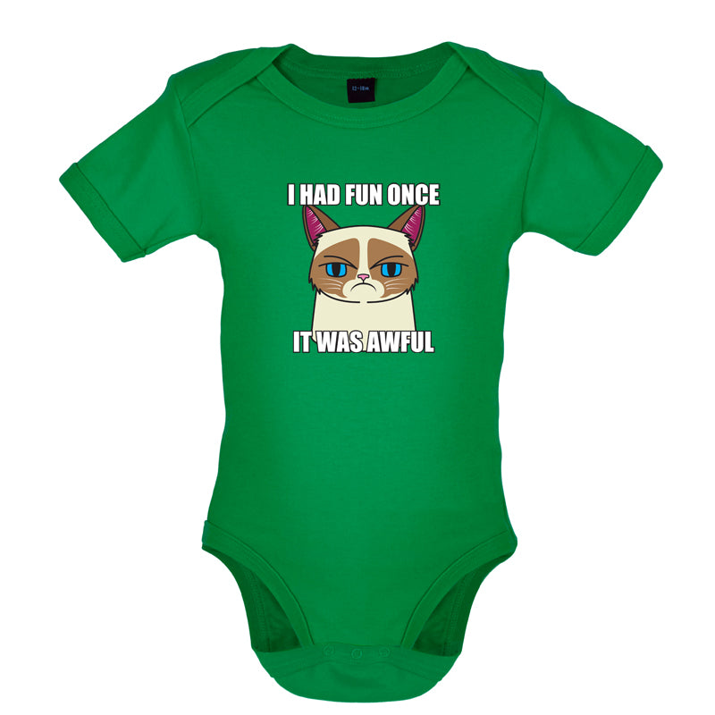 I had fun once - It was awful Baby T Shirt