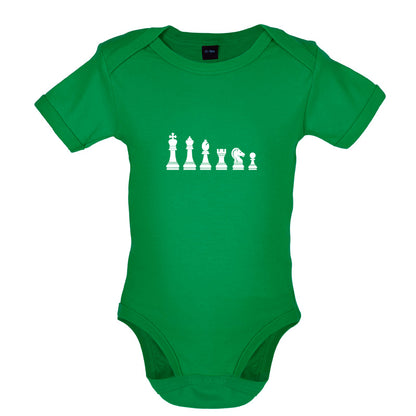 Chess Pieces Baby T Shirt