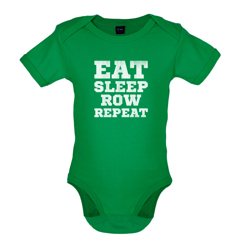 Eat Sleep Row Repeat Baby T Shirt