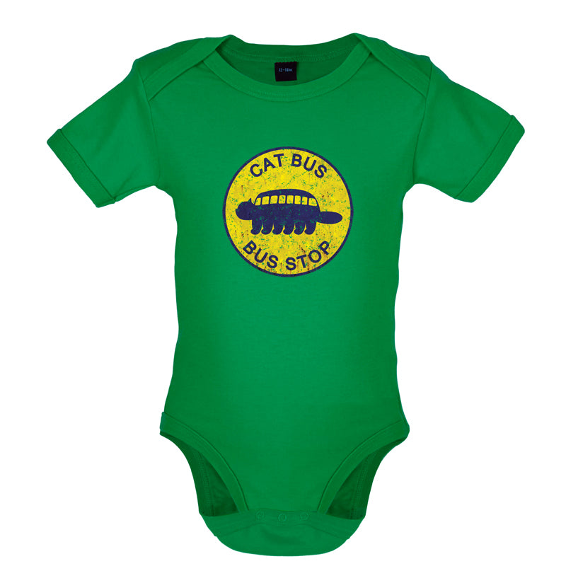 Cat Bus Stop Baby T Shirt