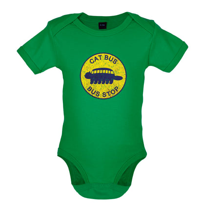 Cat Bus Stop Baby T Shirt