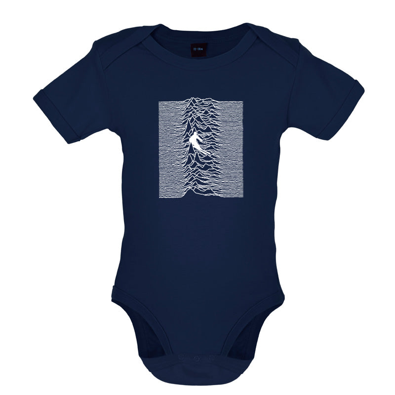 Unknown Pleasures Of Skiing Baby T Shirt