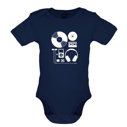 Evolution of Music Hardware Baby T Shirt