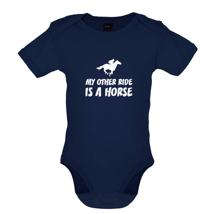 My Other Ride Is A Horse Baby T Shirt