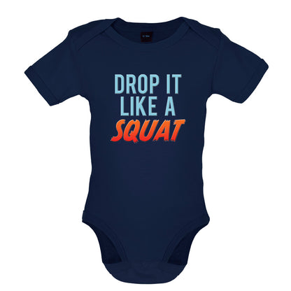 Drop It Like A Squat Baby T Shirt