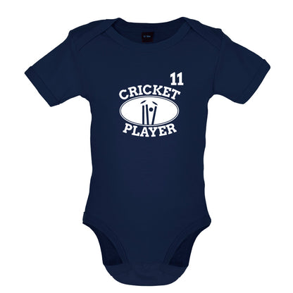 Cricket Player 11 Baby T Shirt