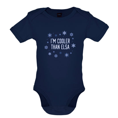 I'm Cooler Than Elsa Baby T Shirt