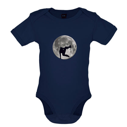 Free Running Moon Baby T Shirt